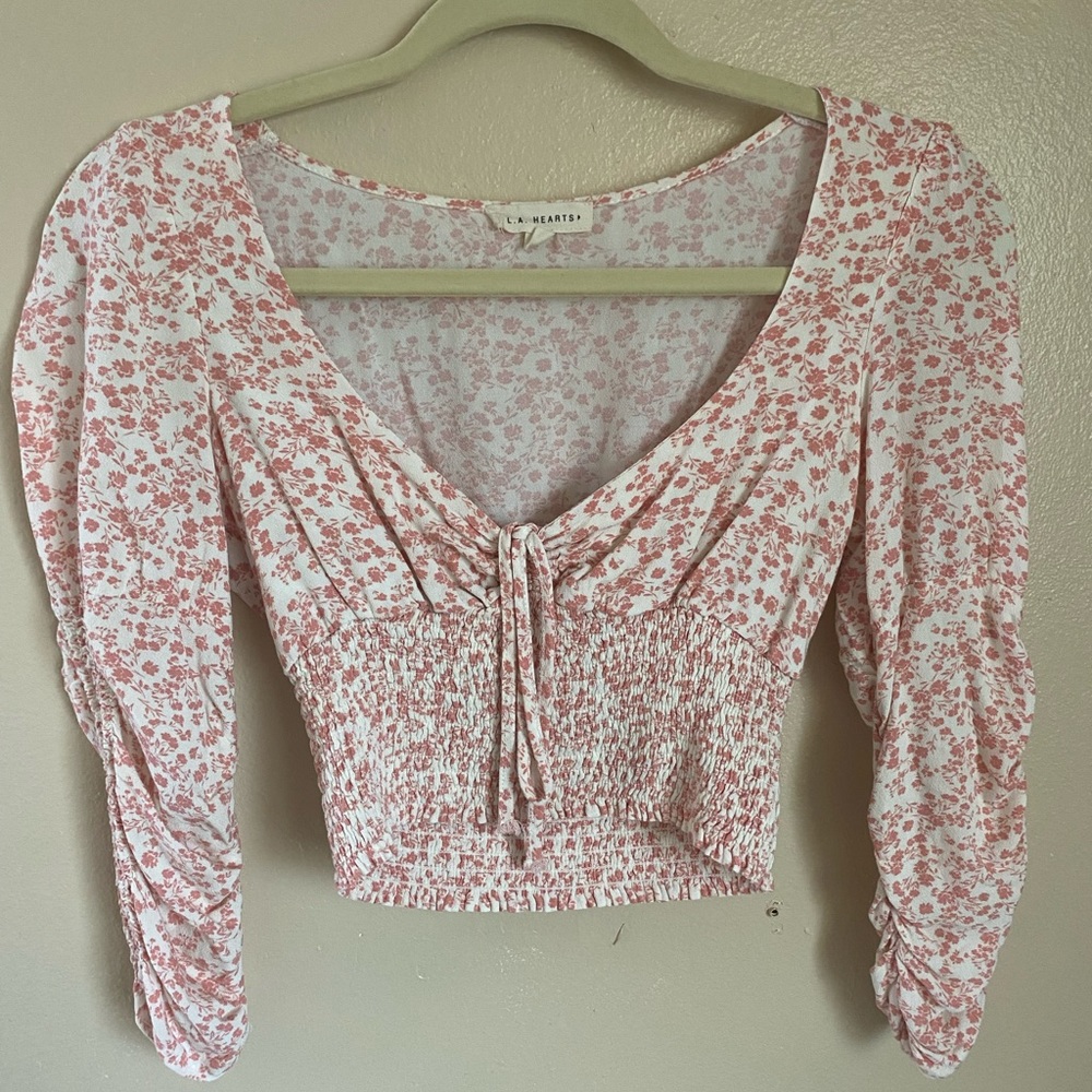 Cropped & Cinched off the shoulder top